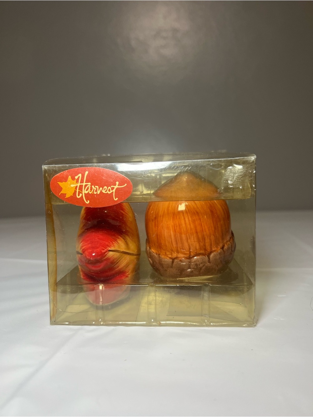 Harvest Decorative Fall Salt & Pepper Shakers - Red & Orange